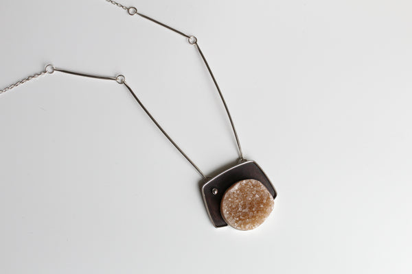 Druzy Quartz Necklace