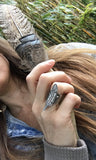 Jade Feather Ring