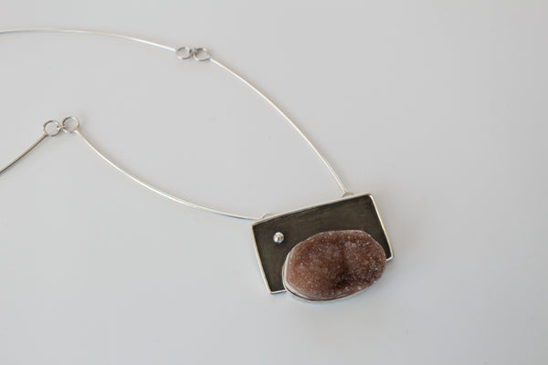Druzy Quartz Necklace