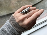 Jade Feather Ring